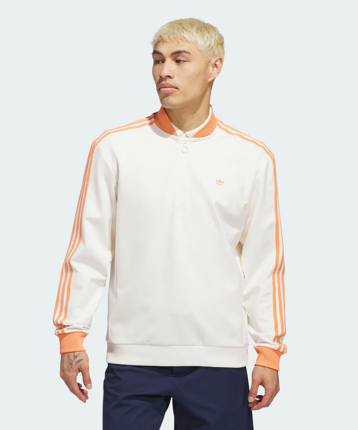 Мужской свитшот с длинным рукавом Original Golf 3st HZ Adidas, White