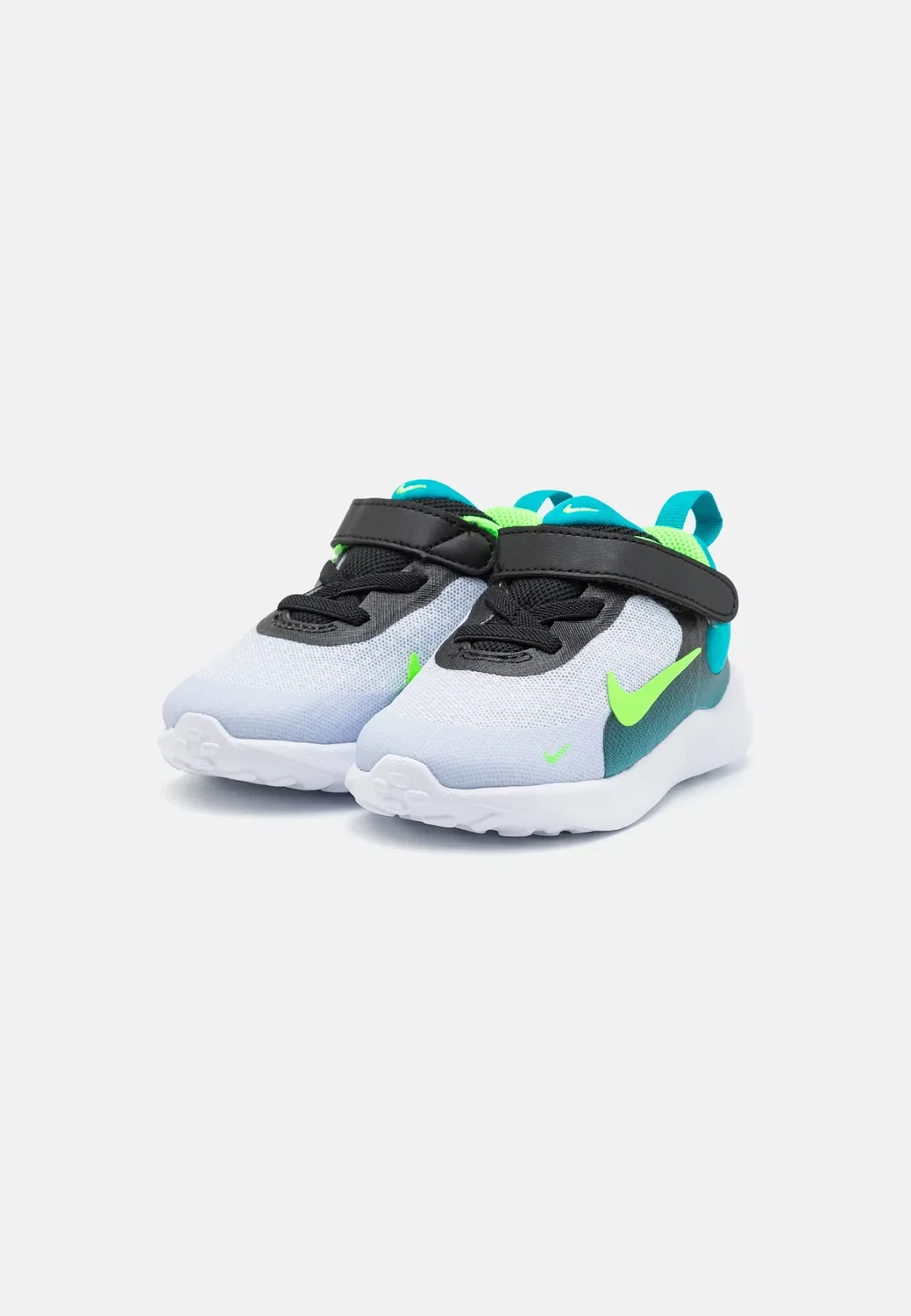 Revolution 7 - кроссовки для бега по шоссе Nike Performance, Black/Green Strike/Football Grey/Aquamarine — фото 2