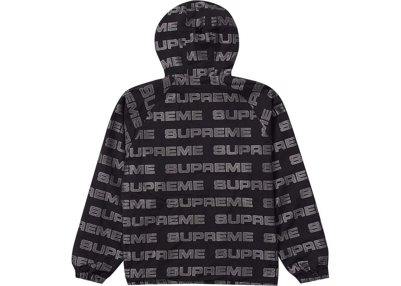 Мужская куртка с капюшоном Logo Ripstop Supreme, Black — фото 2