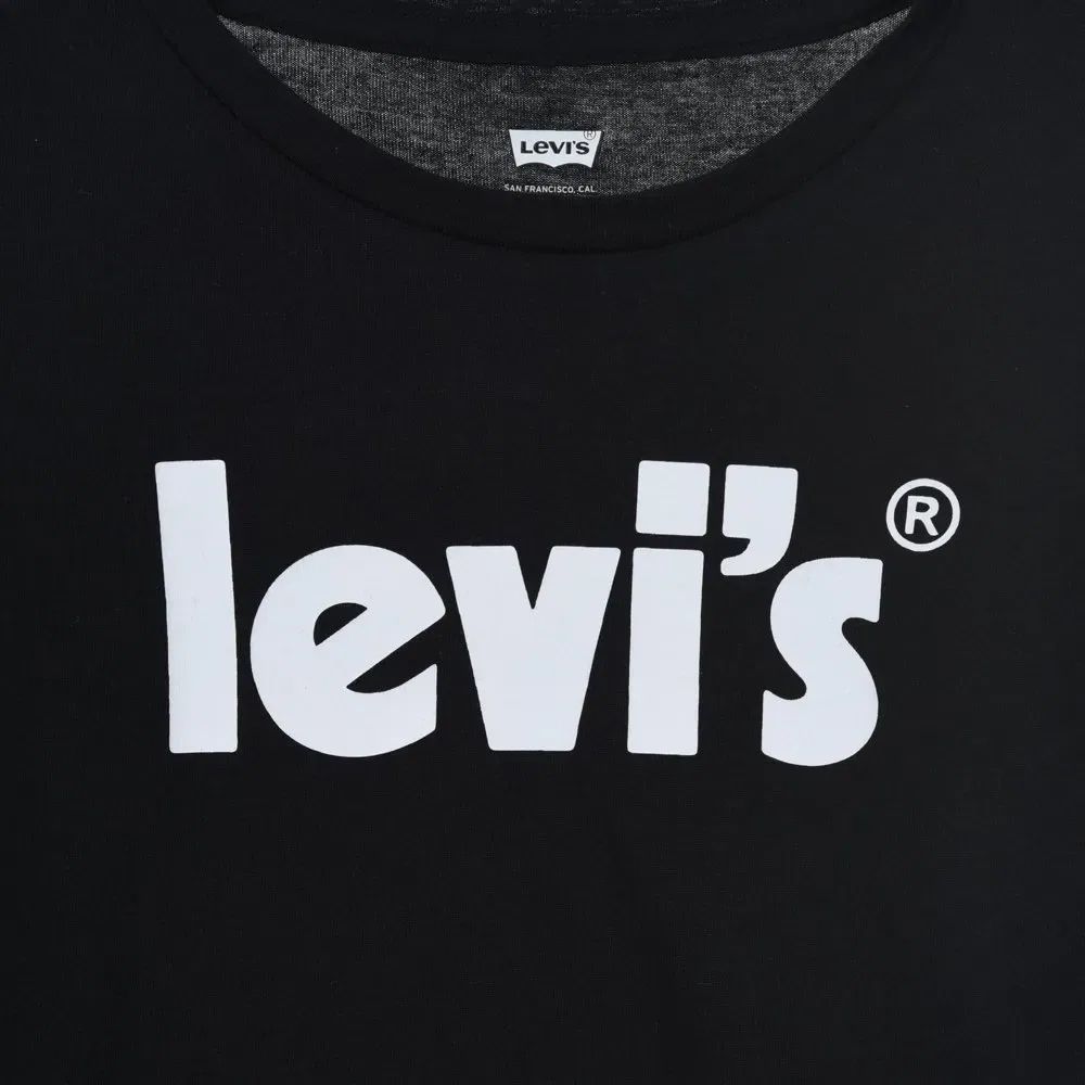 Футболка с длинным рукавом Poster Logo Levi's, черный — фото 3