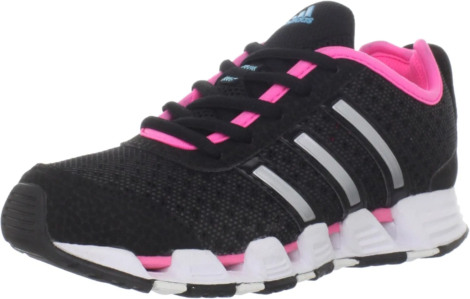 Детские кроссовки для бега Liquid 2 adidas, Black/Super Cyan/Ultra Pop