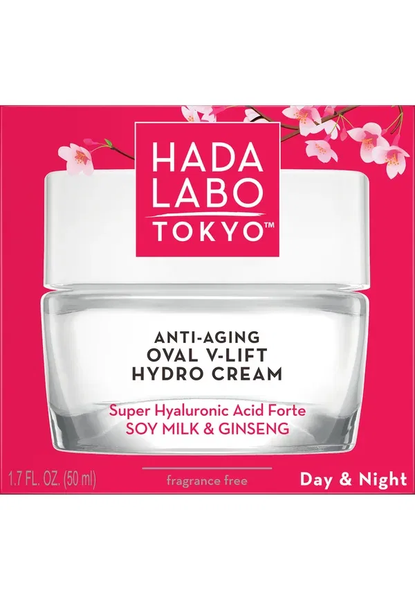 Омолаживающий овальный гидрокрем V-lift - крем для лица 50 мл Hada Labo — фото 2