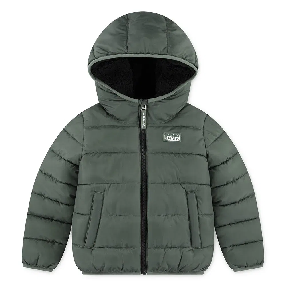 Детская куртка для мальчиков с флисовой подкладкой Levi's, Green