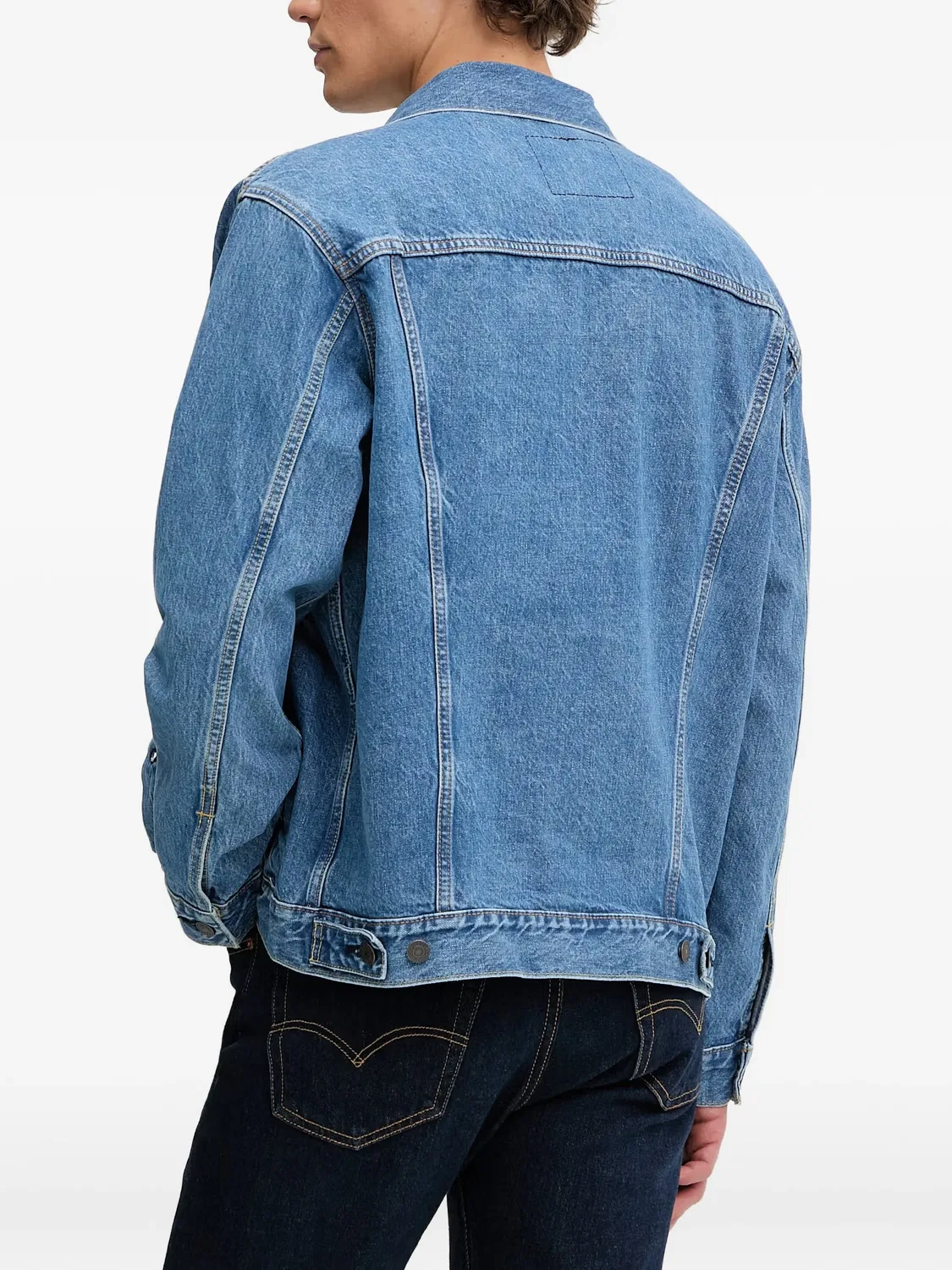 Джинсовая куртка Trucker синего цвета Levi's, синий — фото 2