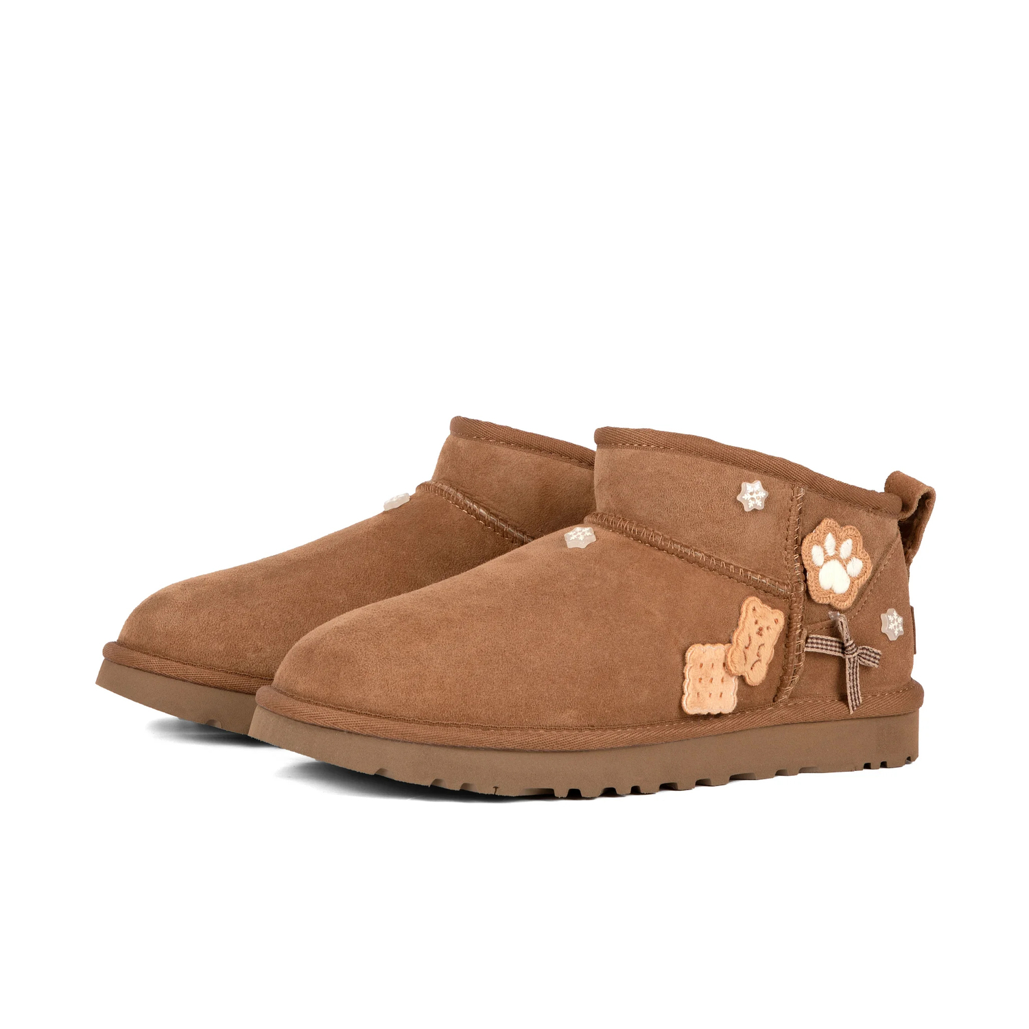 Ботинки короткие UGG Classic Ultra Mini, коричневый — фото 3