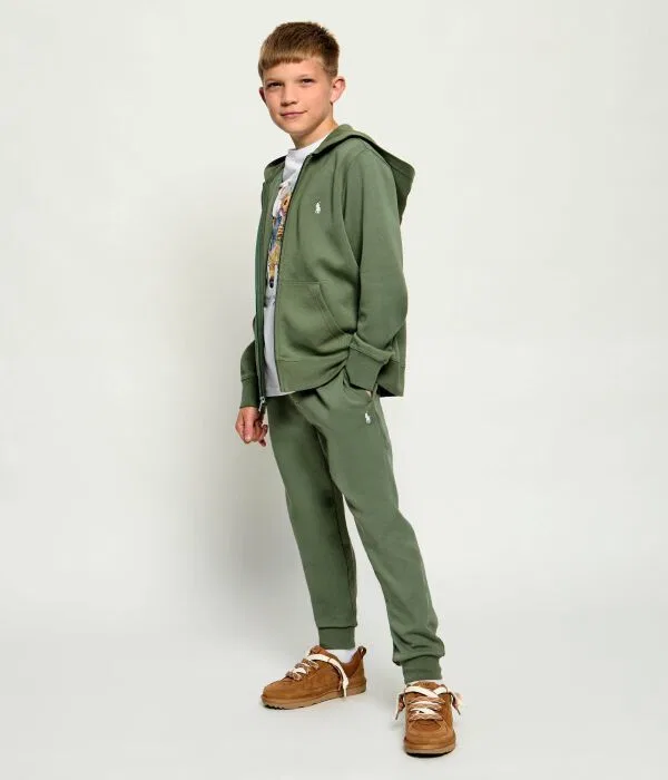 Детские спортивные штаны для мальчиков Regular Fit Polo Ralph Lauren, зеленый — фото 2