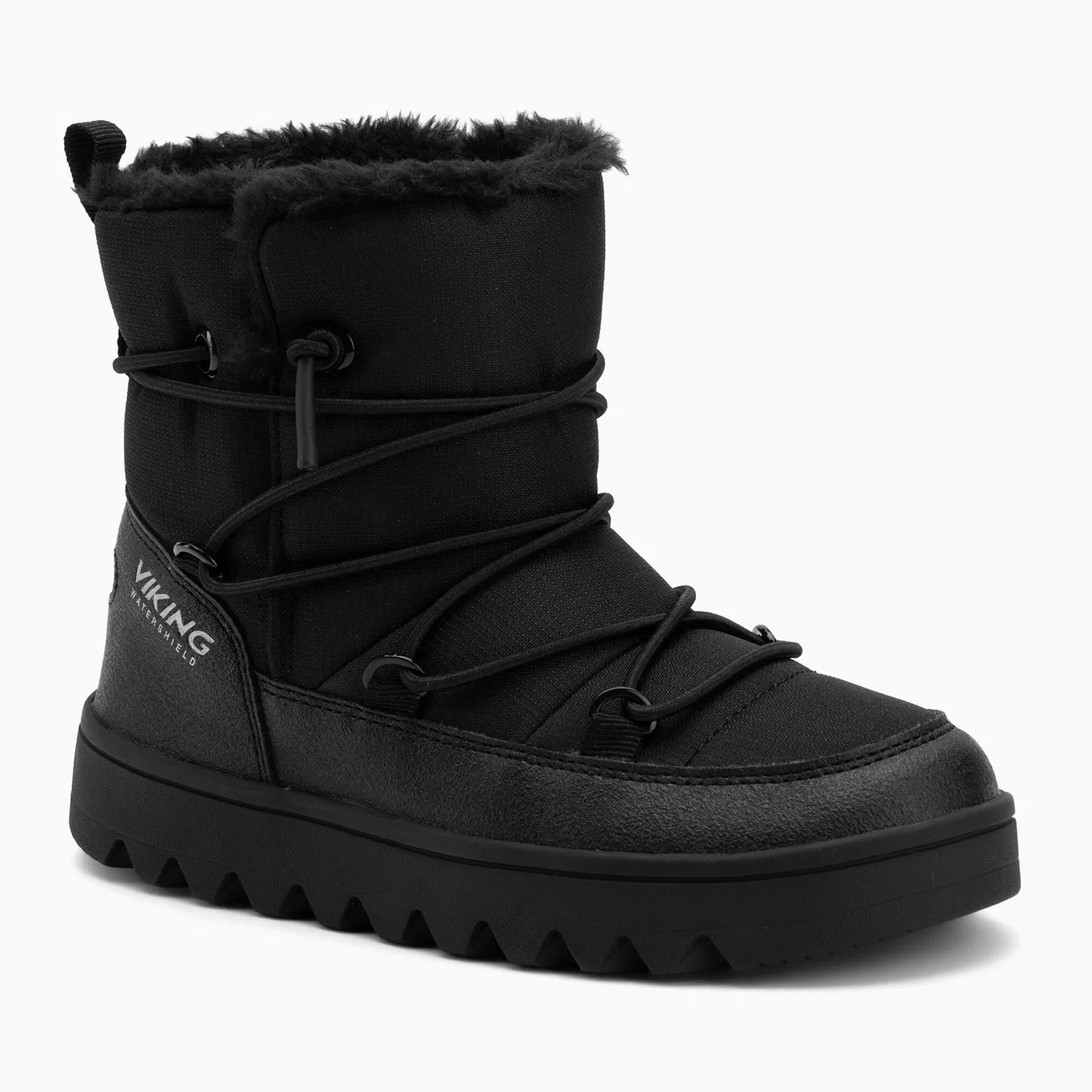 Детские снежные сапоги для девочек с защитой от снега Snowflake Warm Waterproof SL Viking, Schwarz