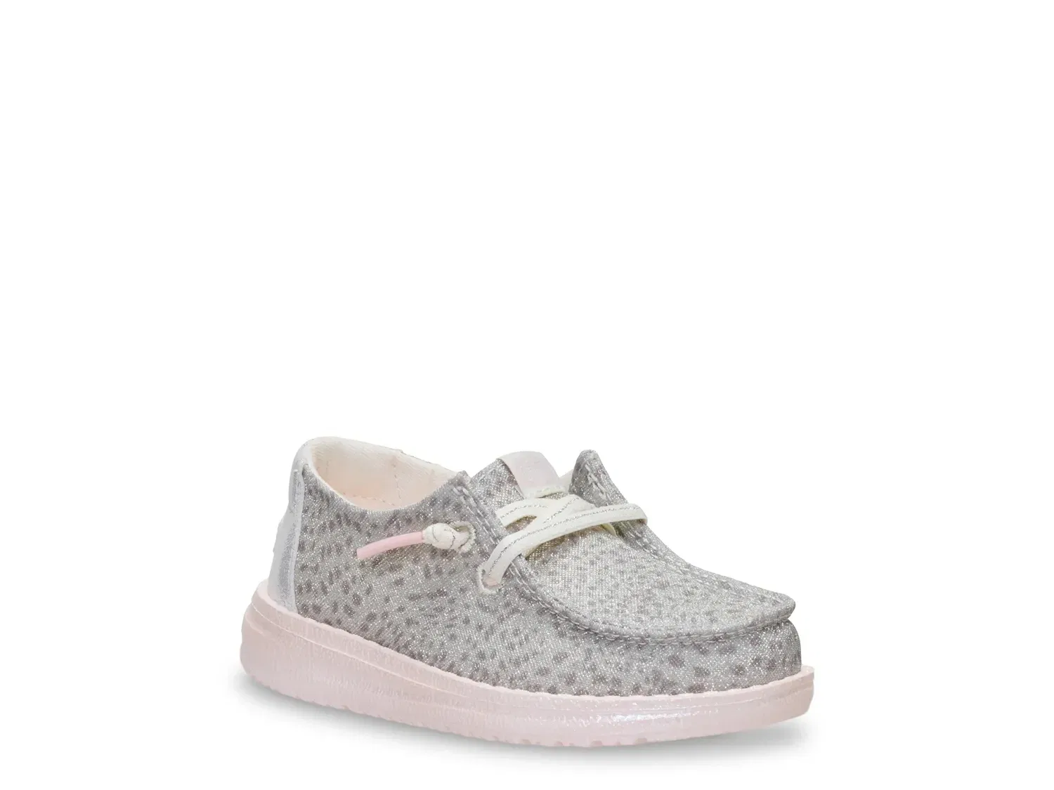 Слипоны Wendy Luxe Leopard Slip-On HEYDUDE, серо-розовый