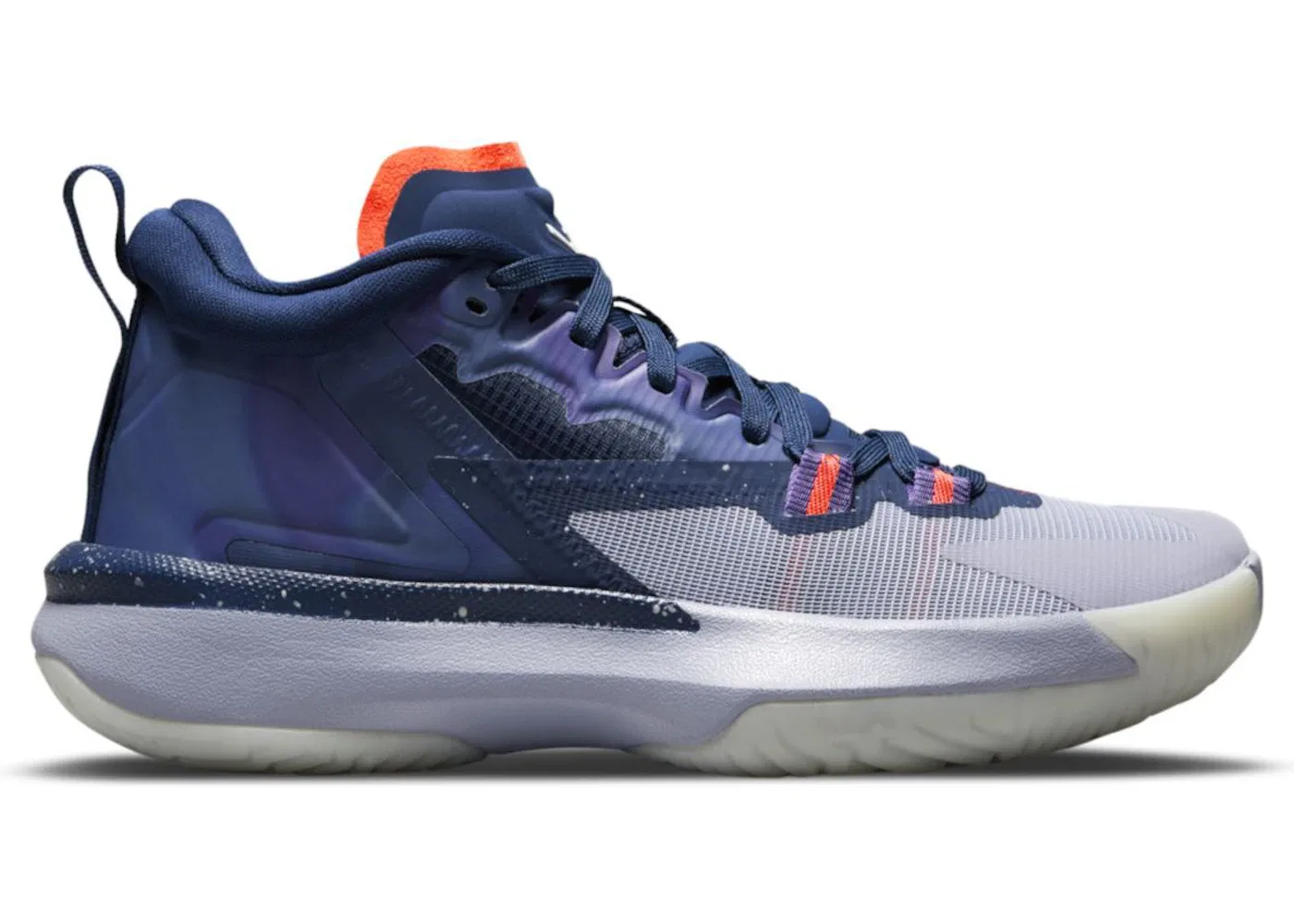 Детские кроссовки для баскетбола Zion 1 Jordan, Blue Void/Fierce Purple/Indigo Haze/Bright Crimson