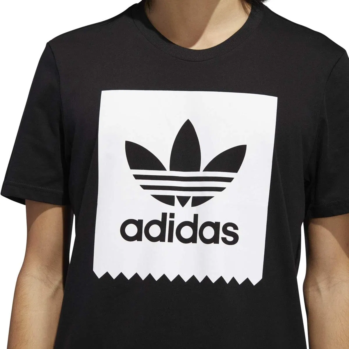 Мужская футболка с логотипом adidas Originals Solid Bb Tee, Black/White — фото 3