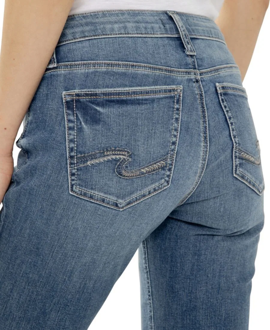 Джинсы женские клеш с завышенной талией Elyse Silver Jeans Co., Saturday Morning — фото 4