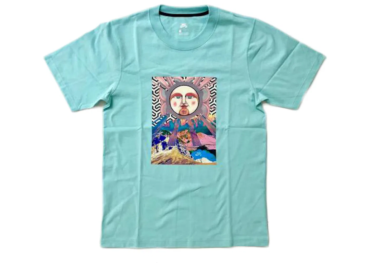 Мужская футболка с принтом Nike SB x The Killing Floor T-shirt, Arctic Green