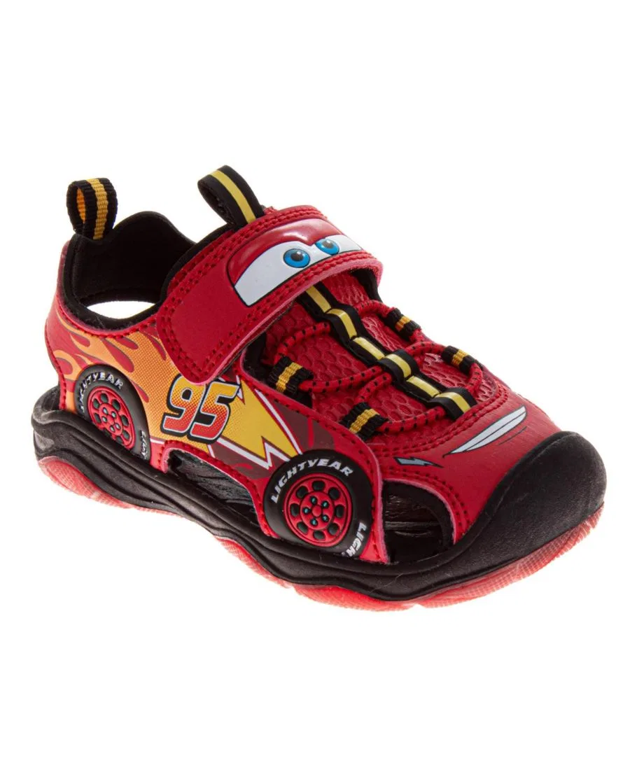 Сандалии спортивные с подсветкой Lightning McQueen Disney, Red