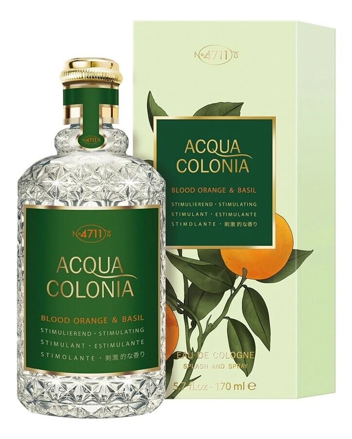Одеколон Acqua Colonia 4711 Acqua EDC Blood Orange & Basil, 170 мл — фото 2