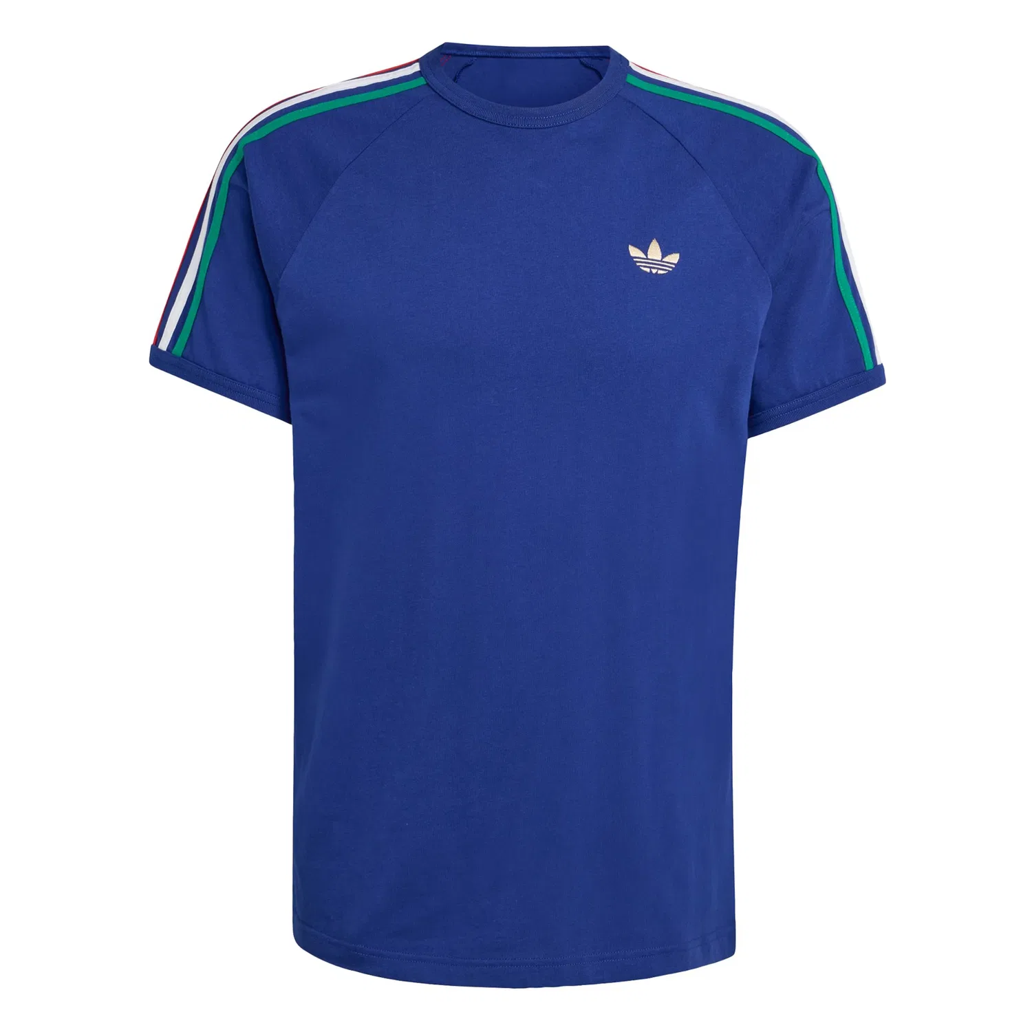 Футболка Adidas Originals 3 полоски ультрамаринового цвета