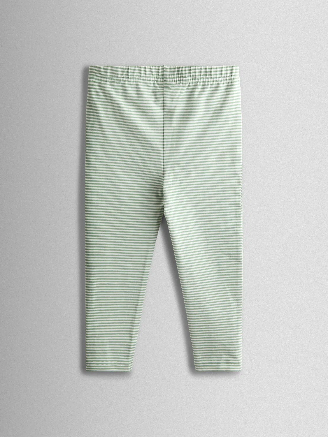 Леггинсы двойные, Cherry gingham и зеленая полоска, JoJo Maman Bébé, розовый вишня — фото 3
