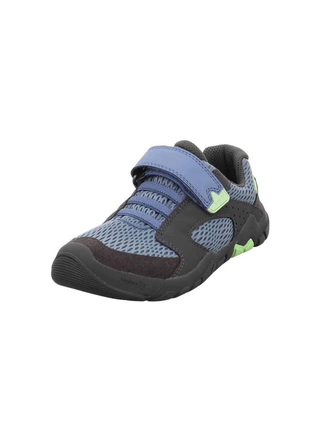 Детские кроссовки для девочек с липучками Trace Superfit, Blue Grey 8010