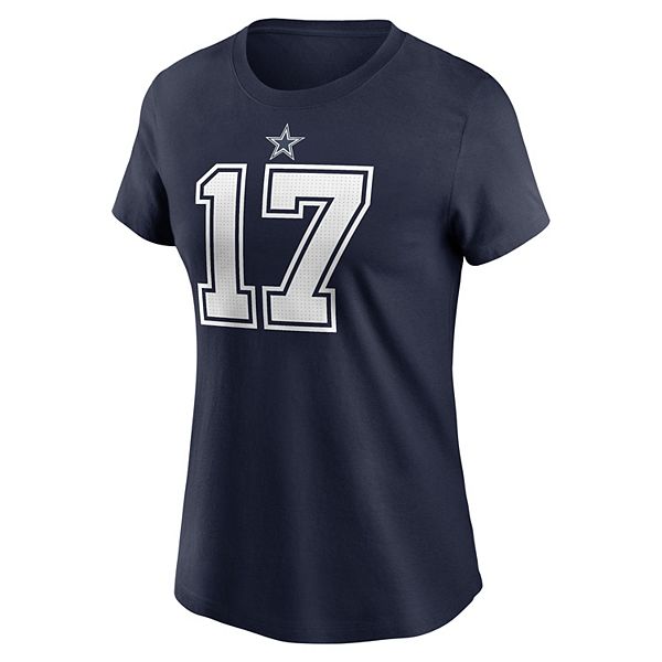 Футболка с именем и номером игрока Dallas Cowboys Brandon Aubrey для женщин, цвет navy Nike — фото 3