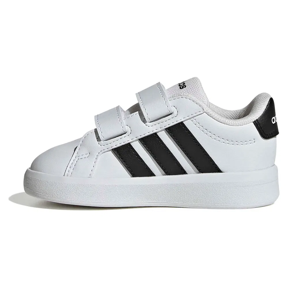 Кроссовки Adidas Grand Court 30 для малышей, белый — фото 3