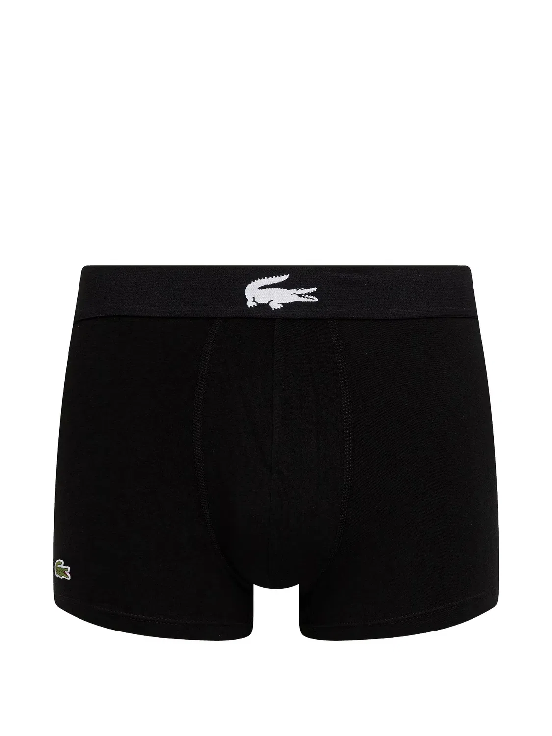 Боксеры черные хлопковые (набор из 3 шт.) Lacoste, черный — фото 2