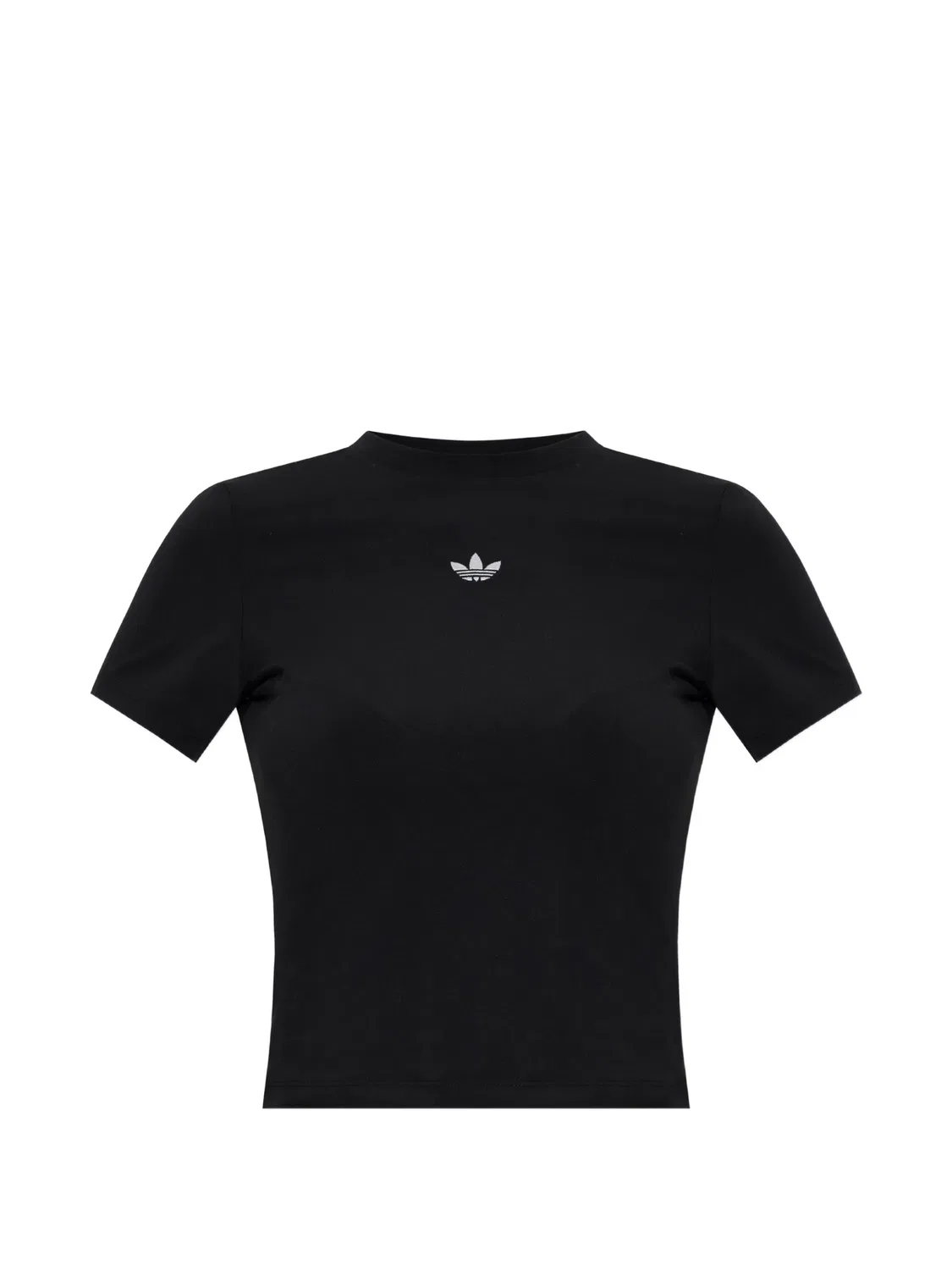 Футболка с вышитым логотипом Adidas, черный