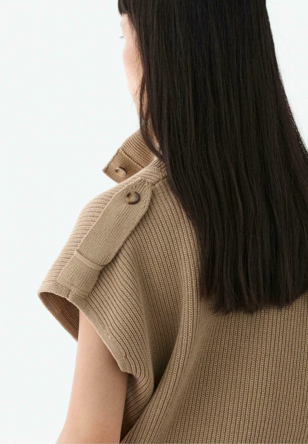 Кардиган Massimo Dutti, Brown — фото 3