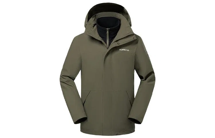 Детская ветрозащитная куртка с утеплителем TOREAD, Army Green
