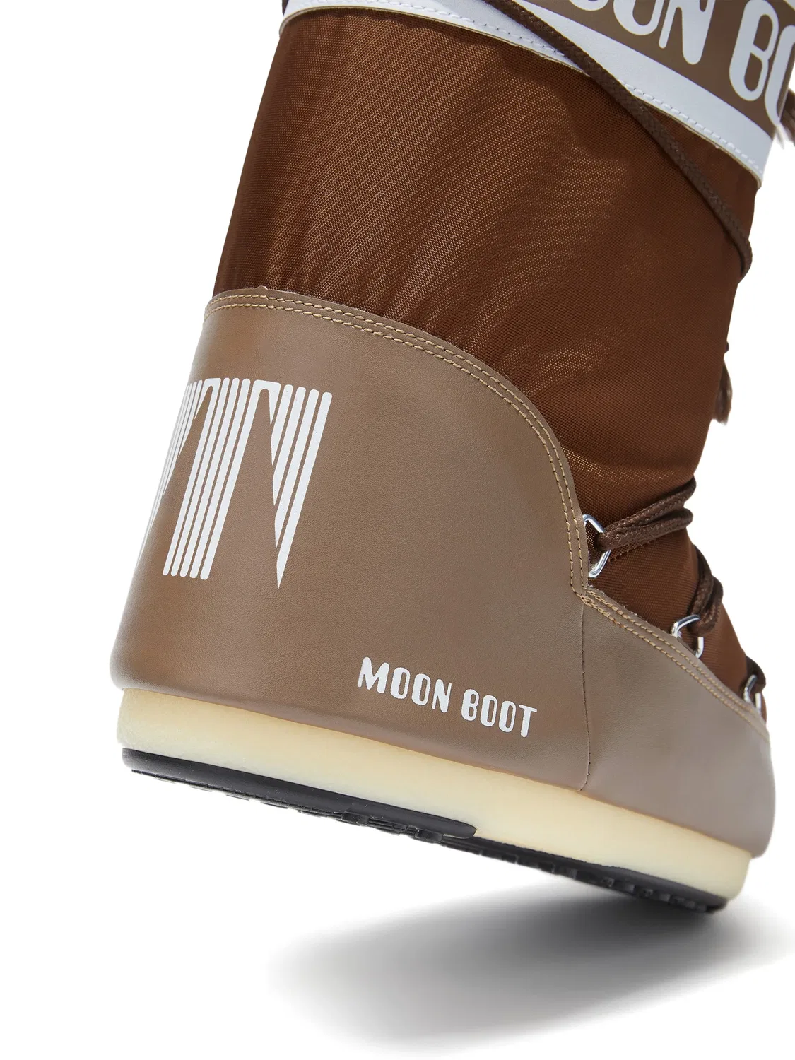 Зимние сапоги Icon с логотипом Moon Boot Kids, коричневый — фото 4