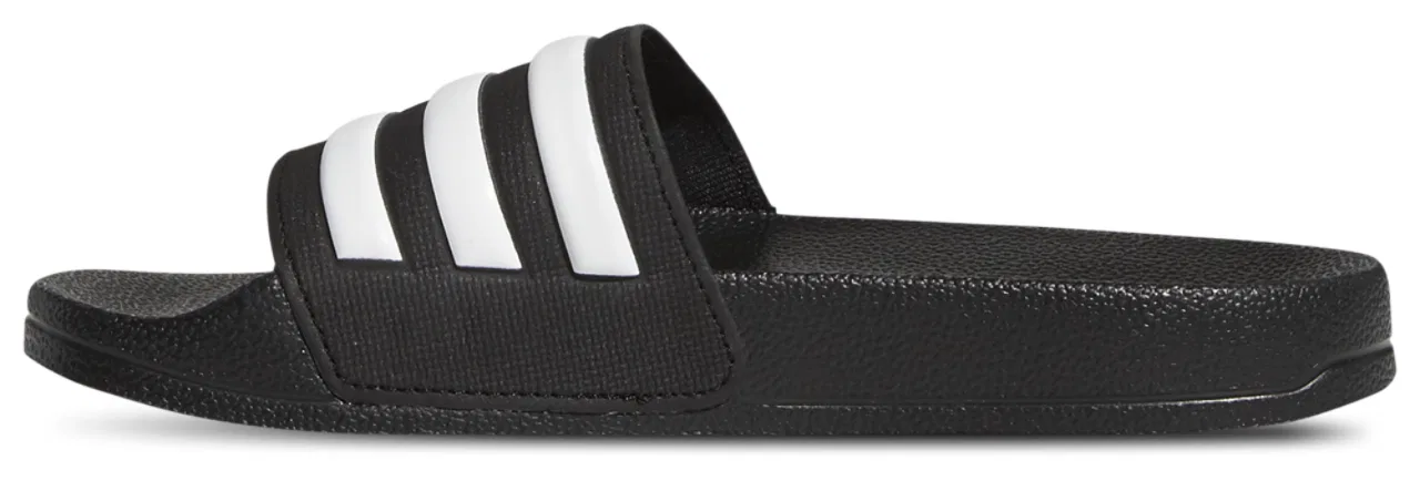 Детские сандалии с одним ремешком adidas Adilette Shower Slides, Core Black White Core Black — фото 2