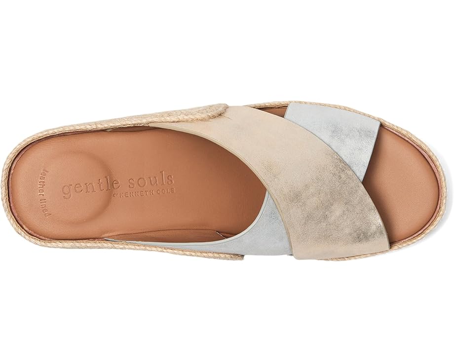 Туфли Gentle Souls by Kenneth Cole Porto, цвет Silver/Gold Leather — фото 2