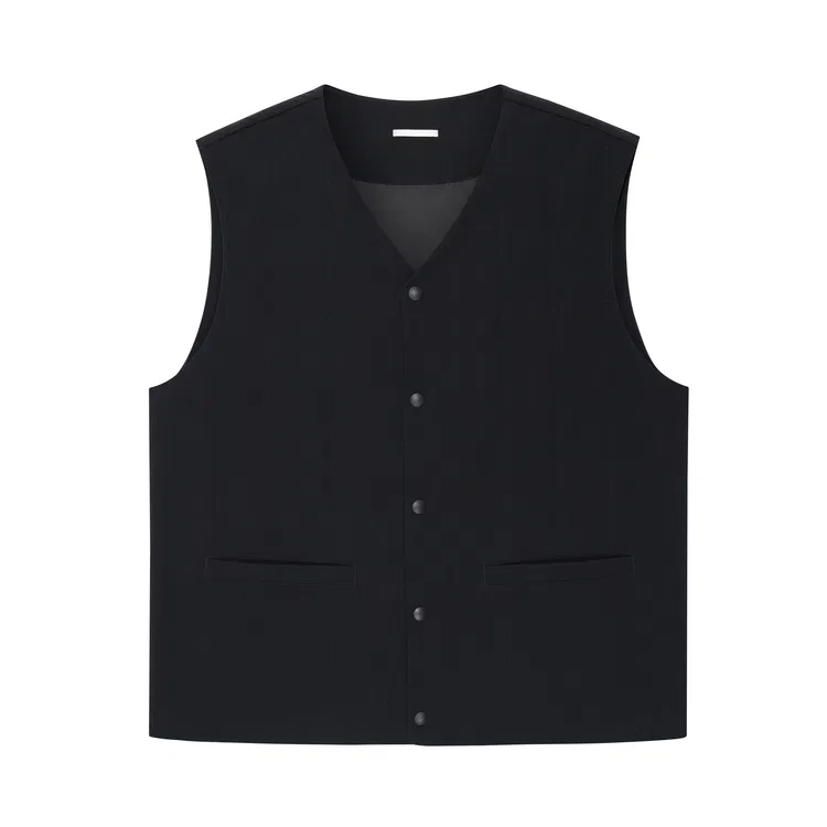 Детский жилет без воротника Nice Rice, Black