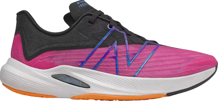 

Кроссовки New Balance FuelCell Rebel v2 2E Wide 'Pink Glow Black', розовый