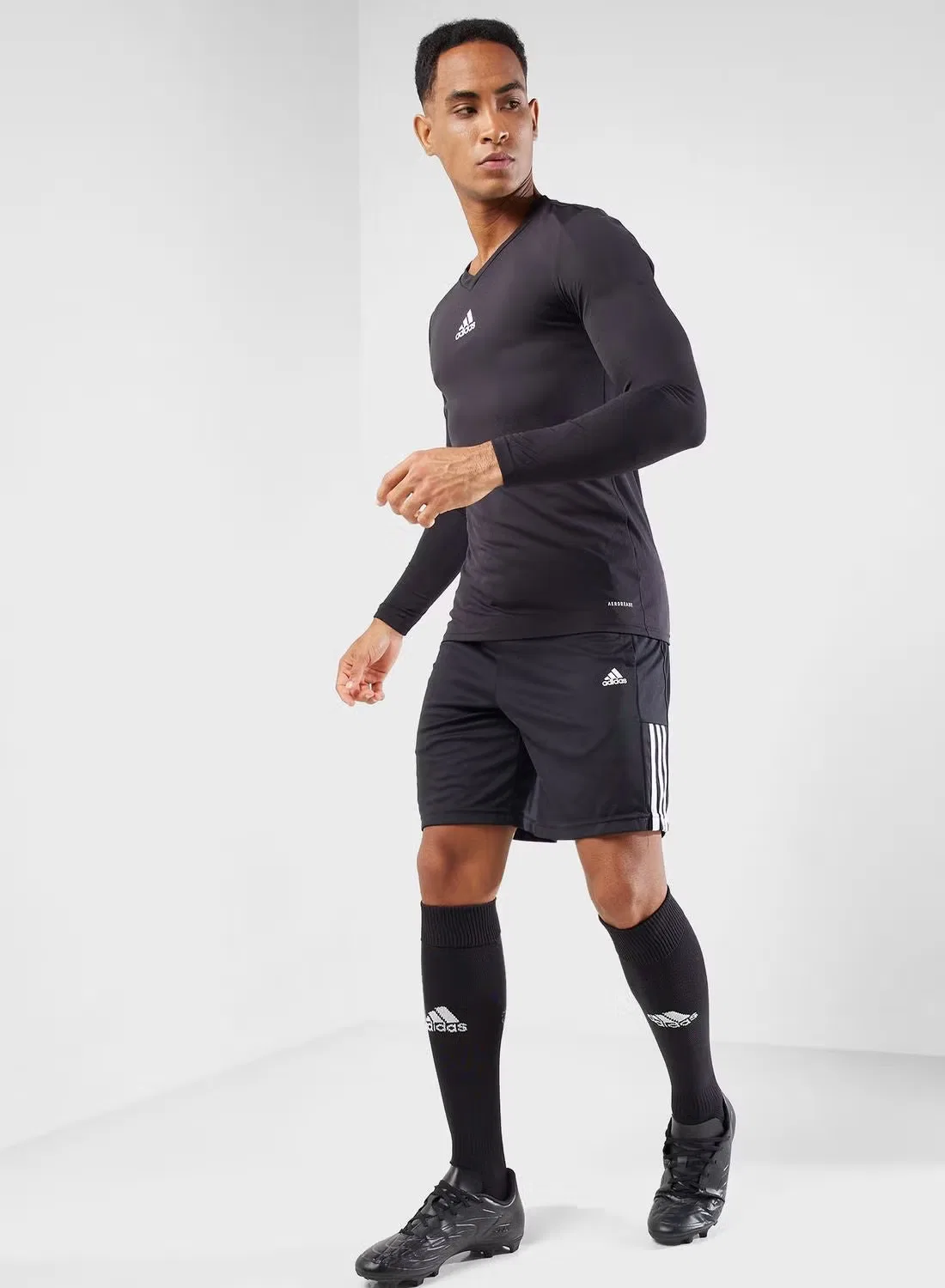 Футболка с длинным рукавом Team case Adidas, черный — фото 4