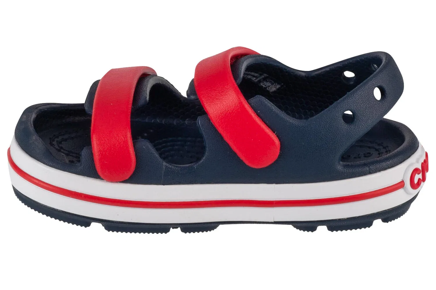 Детские сандалии с закрытым носком Crocs 2094244OT, Midnight Indigo / Red — фото 2