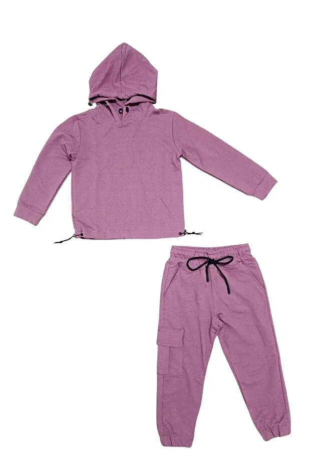 Детский спортивный костюм с капюшоном Mnk Baby&Kids, Rose Dry