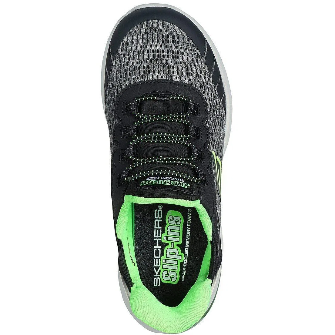 Детские кроссовки Skechers Razor Air-h, Grau Schwarz — фото 2