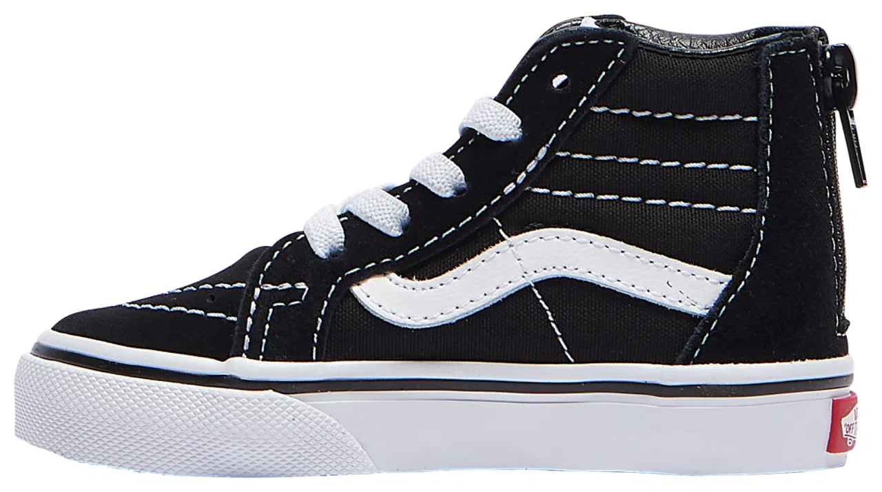 Кроссовки для мальчиков SK8-Hi Zip Vans, цвет True White/Black — фото 2