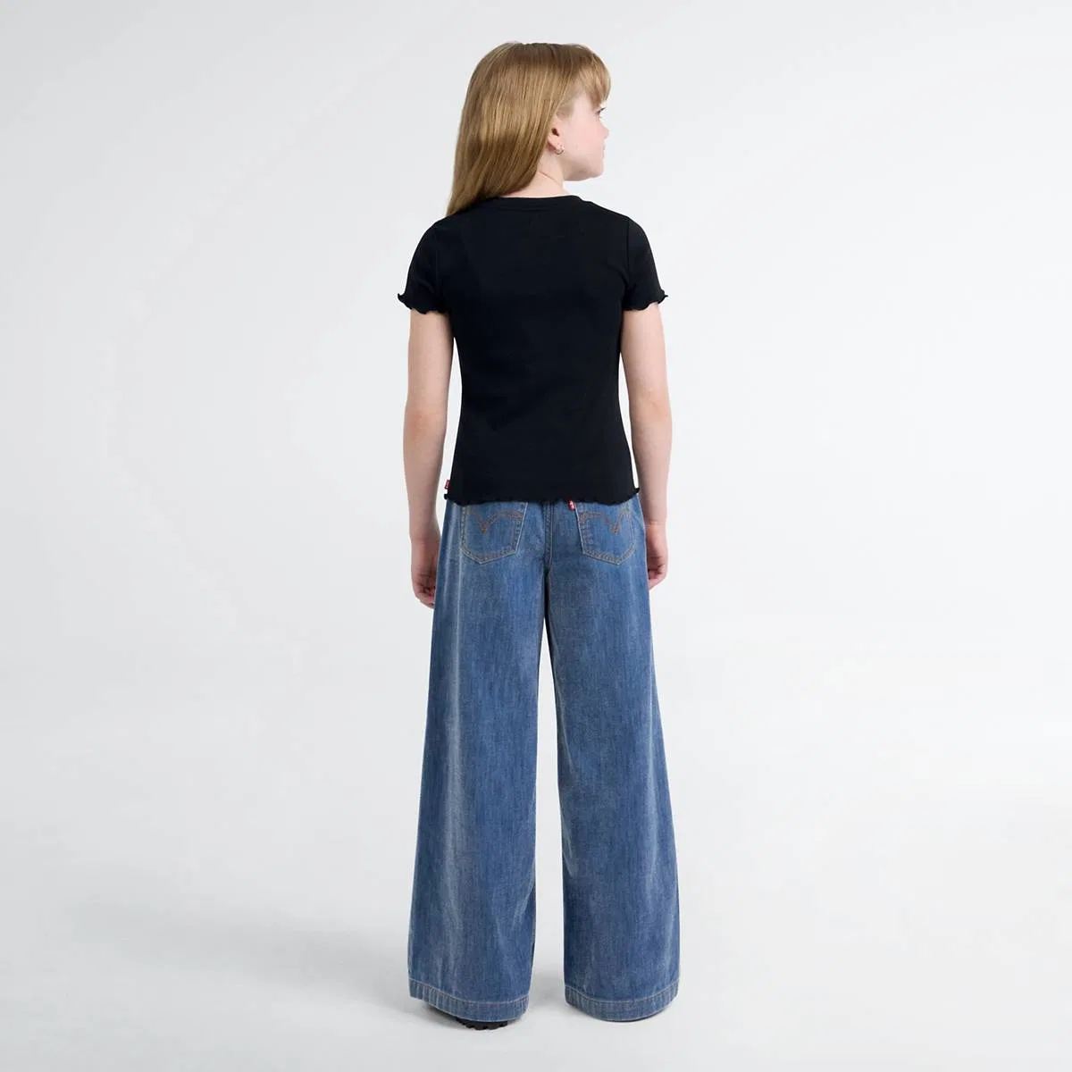 Вязаный топ с диско-шаром для девочек 7-16 лет Levi's, Anthracite - Black — фото 3