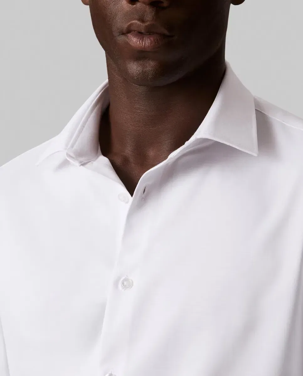 Мужская рубашка классическая с принтом Calvin Klein, Blanco — фото 3