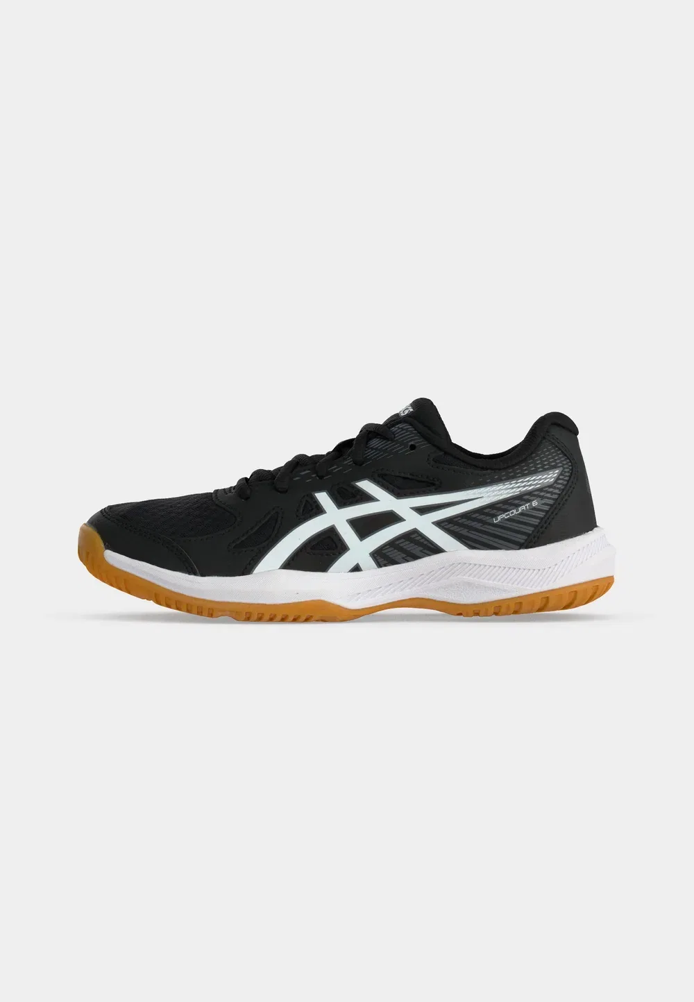 Унисекс гандбольные кроссовки Upcourt Asics, Black/White — фото 2