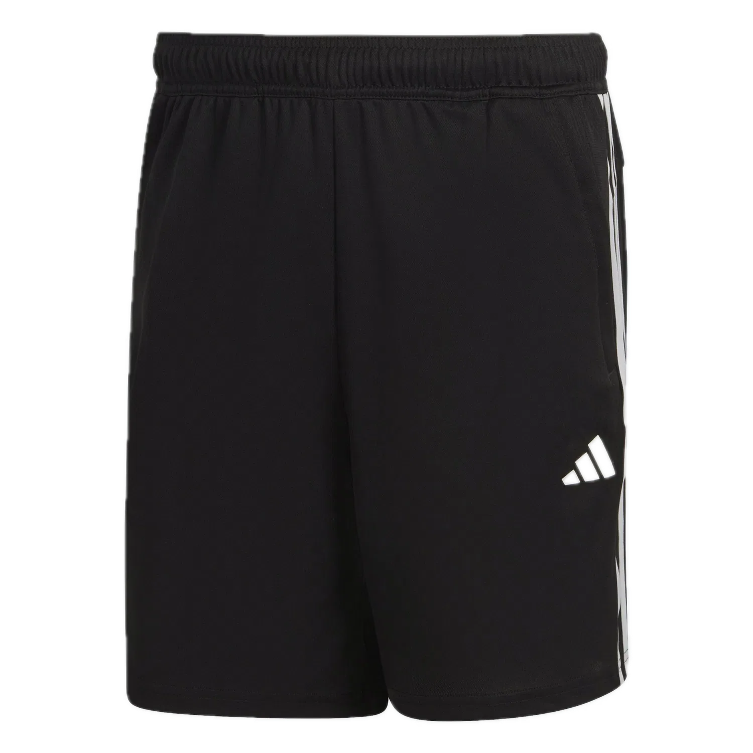 Мужские спортивные шорты с тремя полосками Adidas, черный