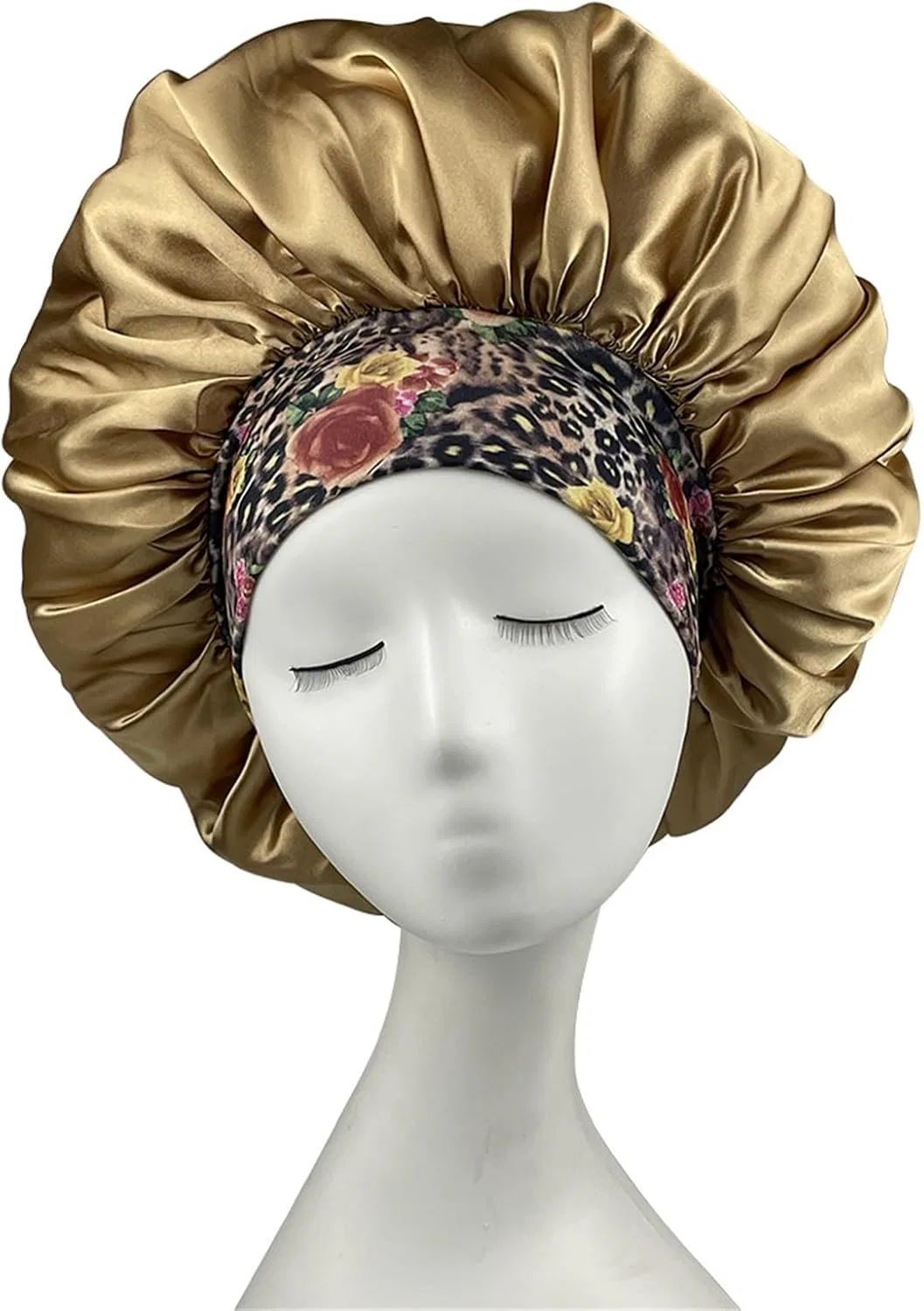 Шелковый чепчик для сна, Satin, JTKSSCS, 1 шт, 58-65 см, Gold