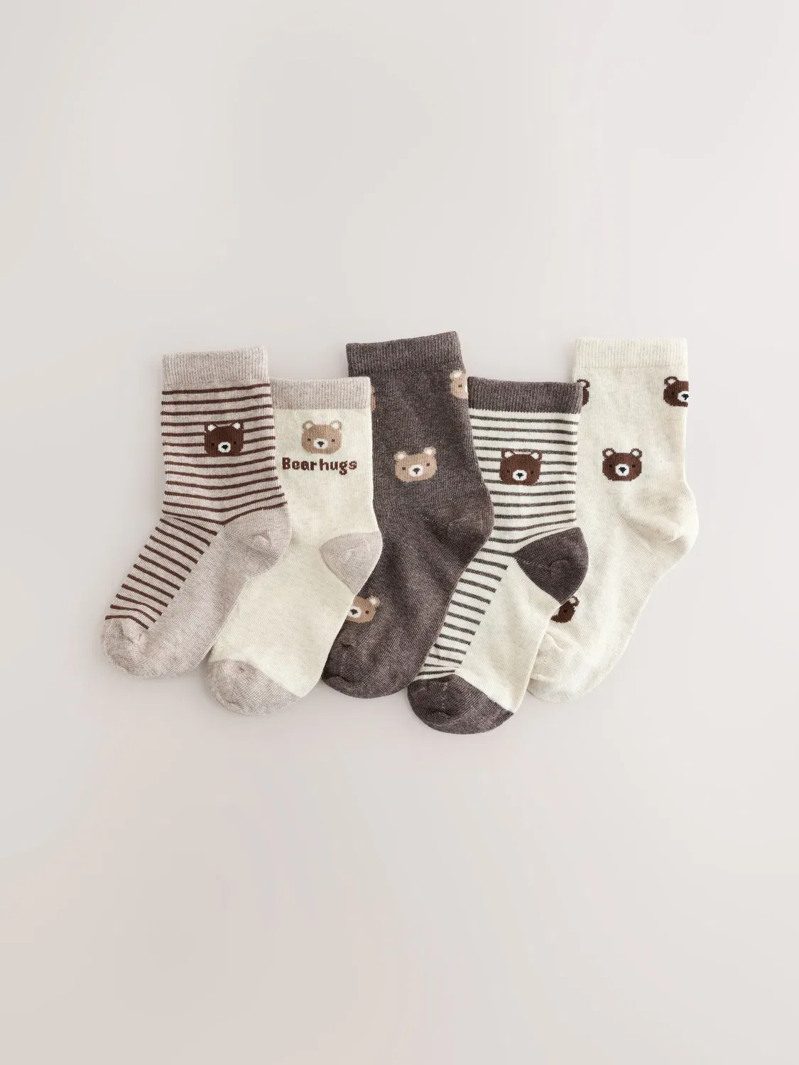 Носки Neutral Bears, 5 пар Next, Neutral Bears