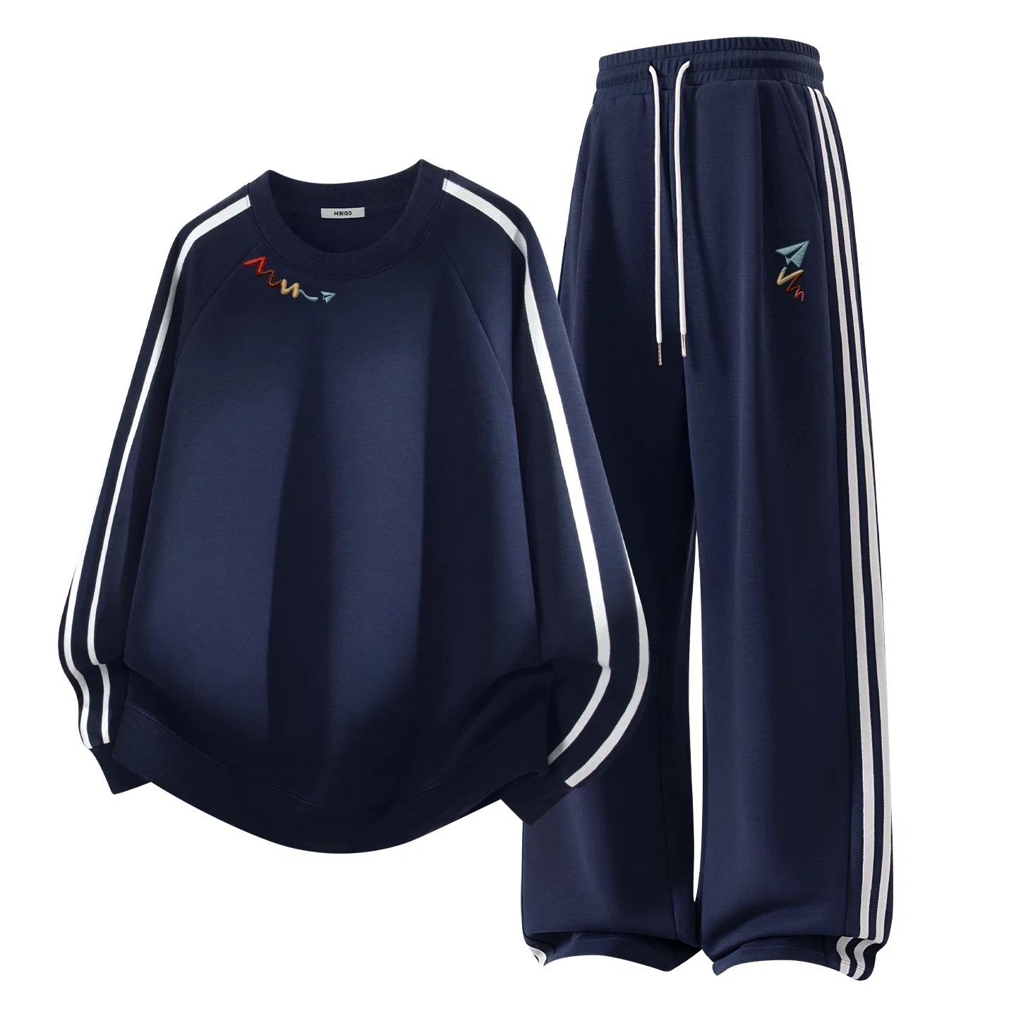 Детский комплект свитшотов 2 шт Ma Flying to Dream MINISO, Navy Blue