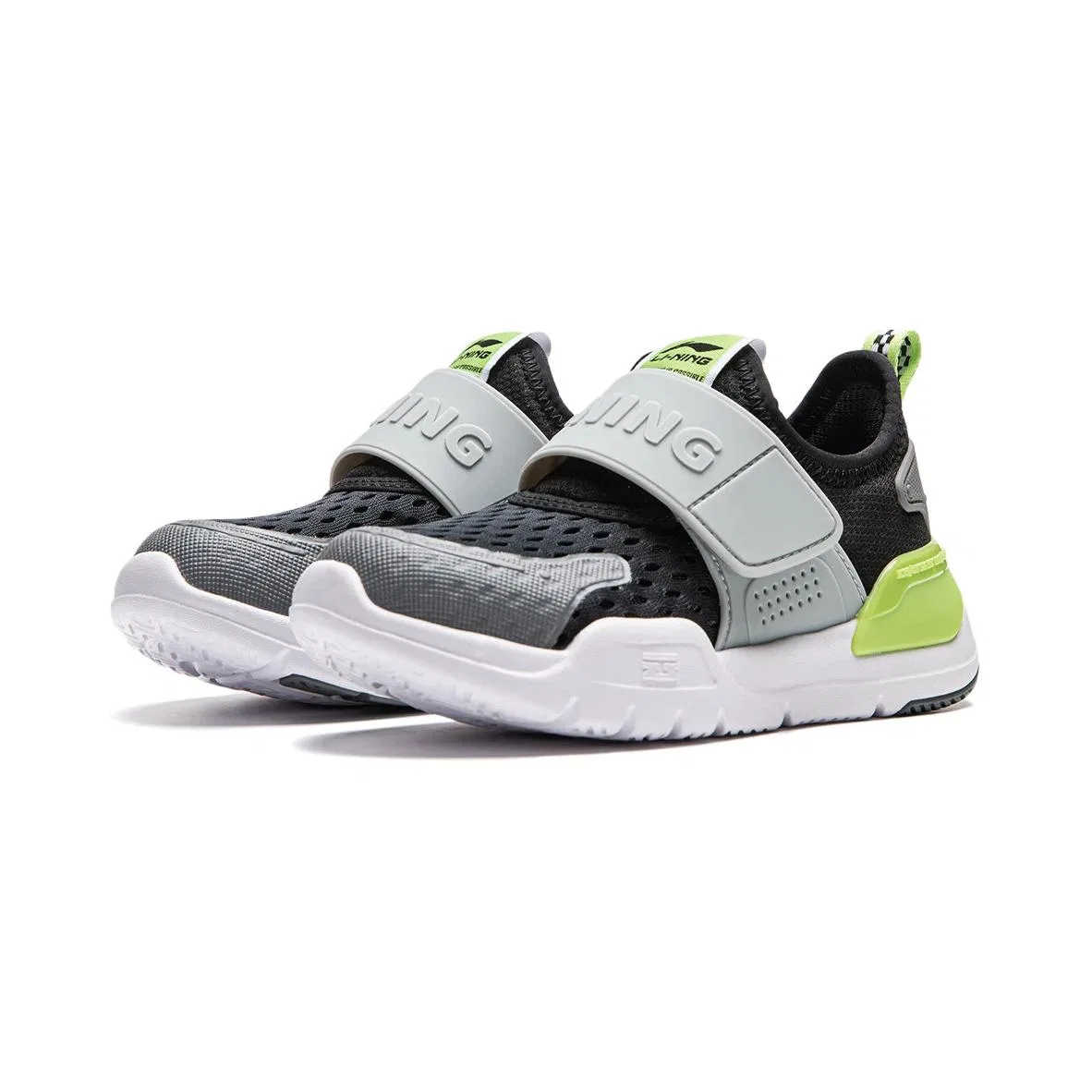 Детские кроссовки с низким верхом Li-Ning YOUNG, Black/Ultimate Gray/Shadow Gray — фото 4