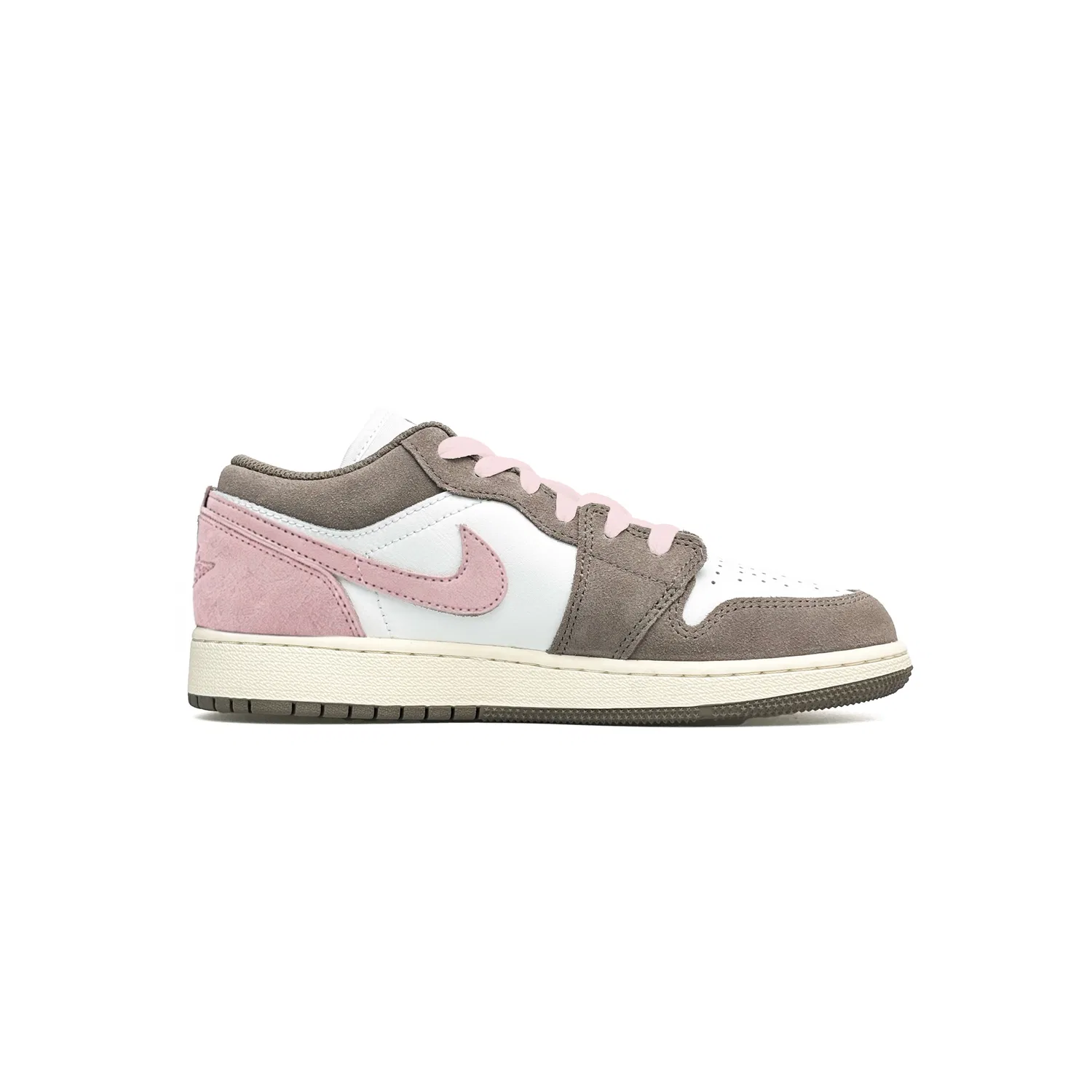 Детские кроссовки для скейтбординга с принтом Jordan 553560-026, Pink Brown — фото 4
