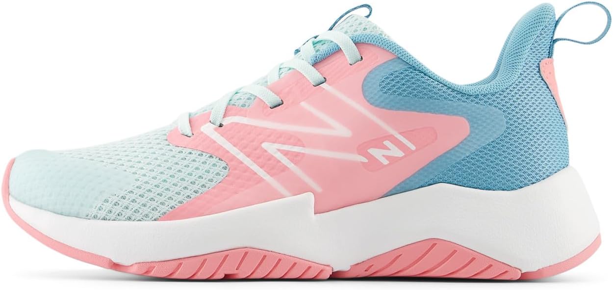 Кроссовки для бега New Balance Kids' Rave Run V2 на шнуровке, синий — фото 2