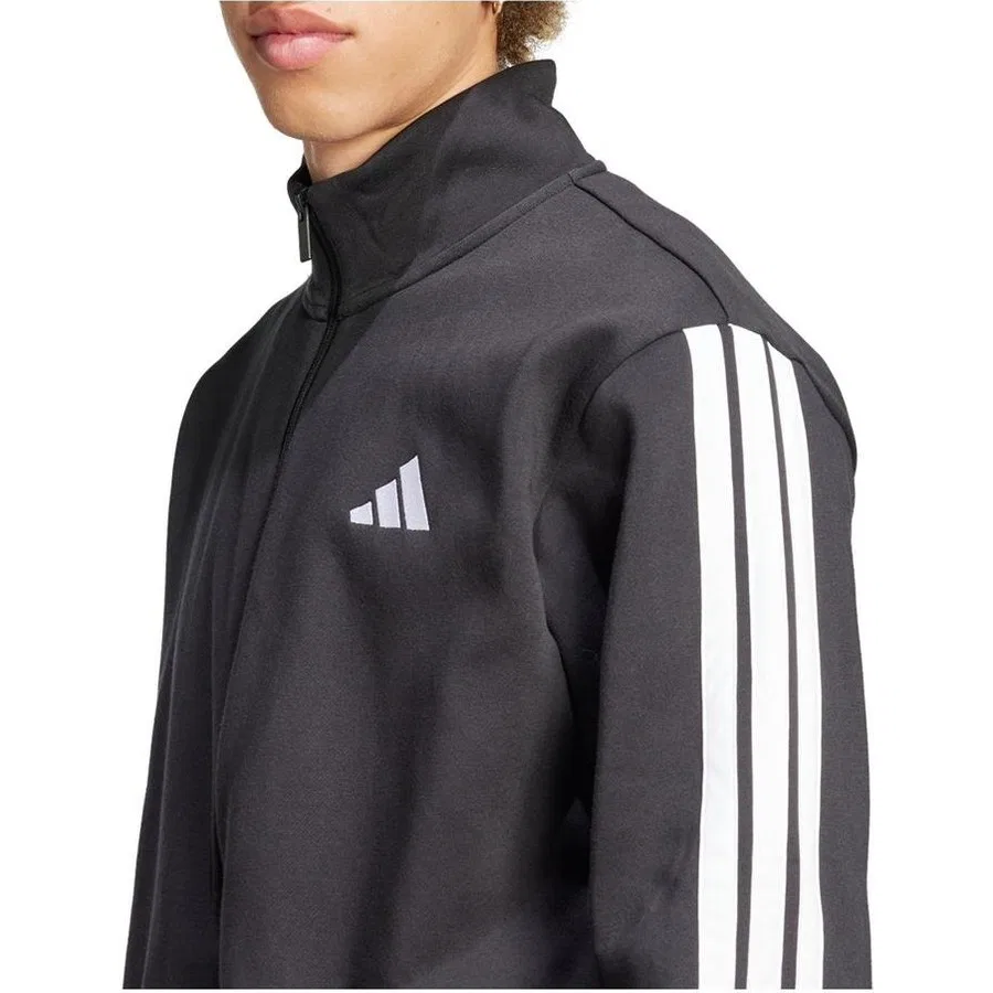 Спортивный костюм из флиса с длинным рукавом adidas, Черный — фото 4