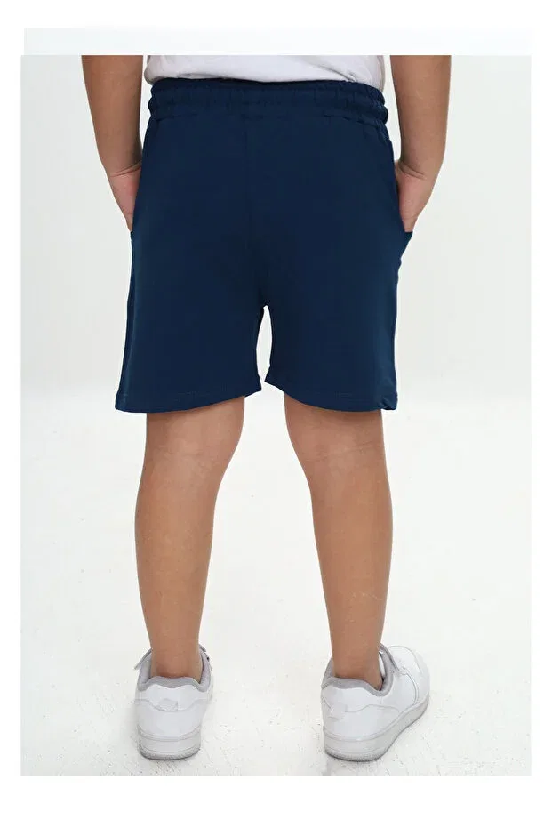 Детские шорты для девочек хлопковые My Kids Wear, Blue — фото 3