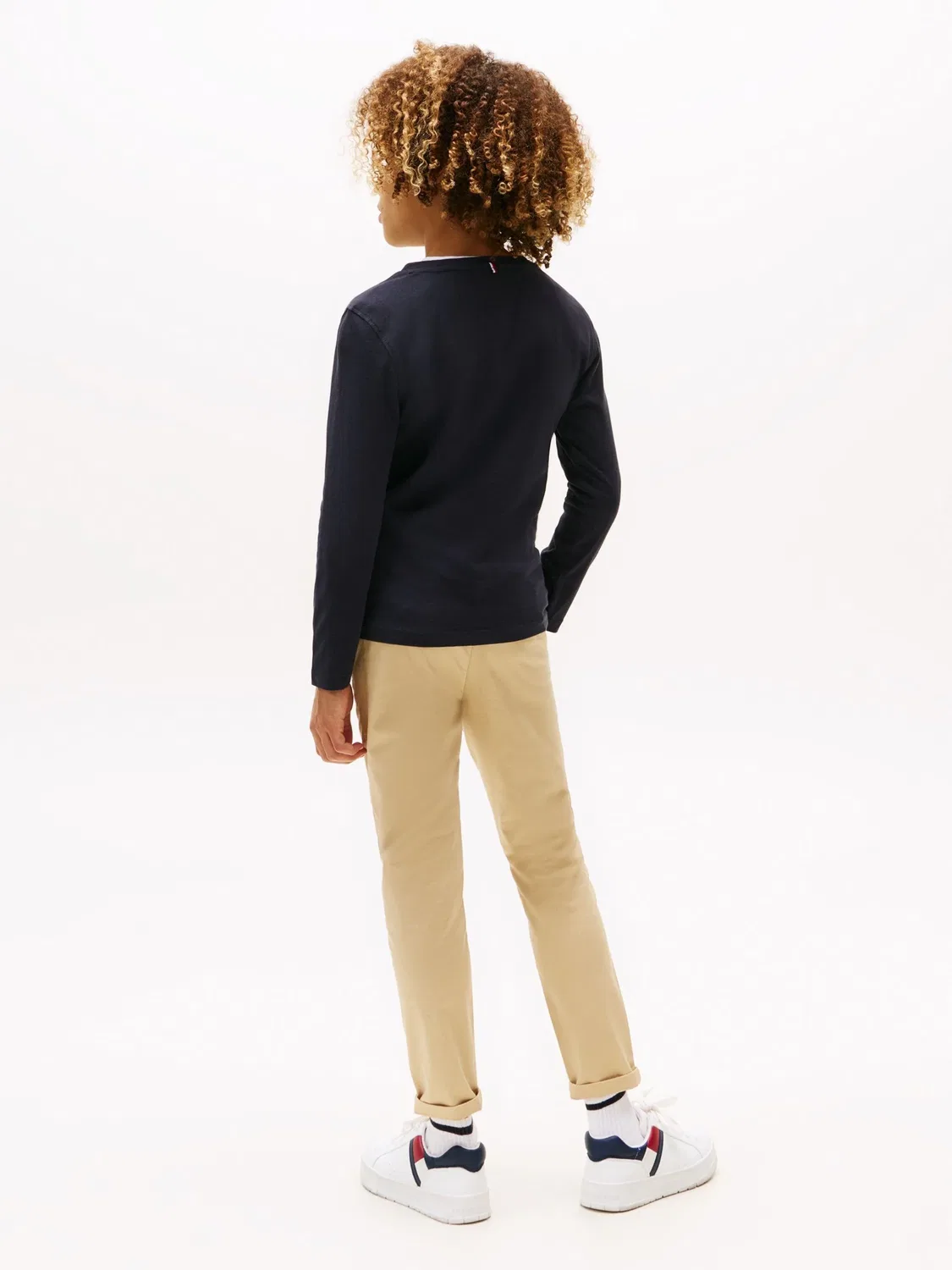 Футболка с длинным рукавом, модели Basic Tommy Hilfiger, синий — фото 2
